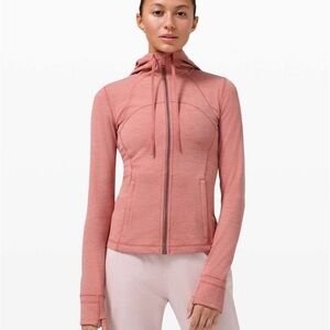 Lululemon Nulu Define Jacket in Dusty Rose